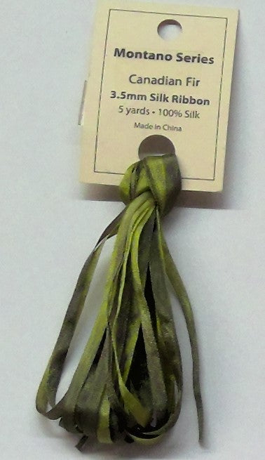 Montano Series Treenway Silks Hand-dyed Silk Ribbon