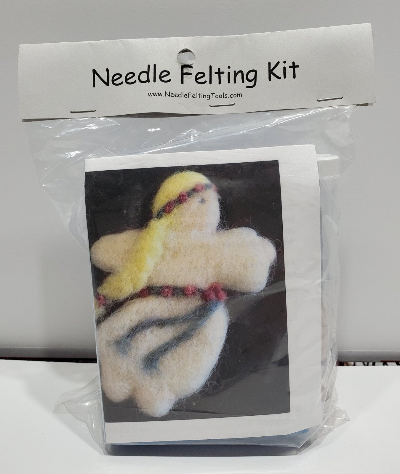 Cookie Cutter Needle Felting Kit   Angel