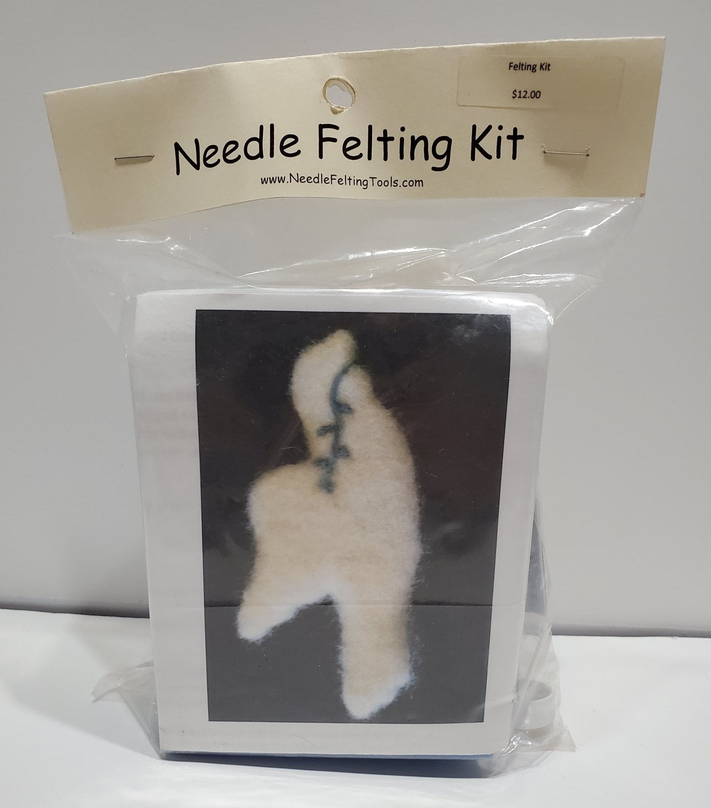 Cookie Cutter Needle Felting Kit   Dove