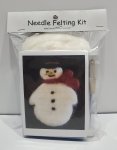 Cookie Cutter Needle Felting Kit   Snowman