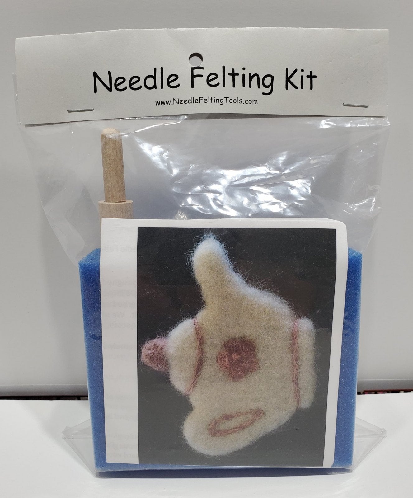 Cookie Cutter Needle Felting Kit   Tea Pot