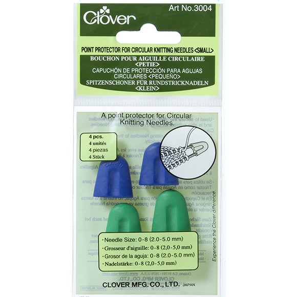 Clover Point Protectors for circular knitting needles - Small