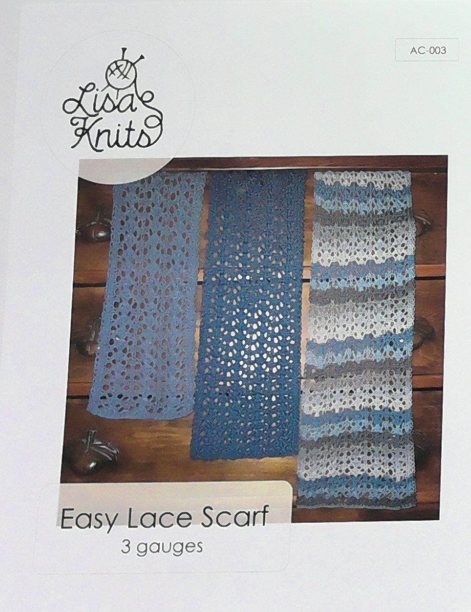 Lisa Knits Patterns  Easy Lace Scarf