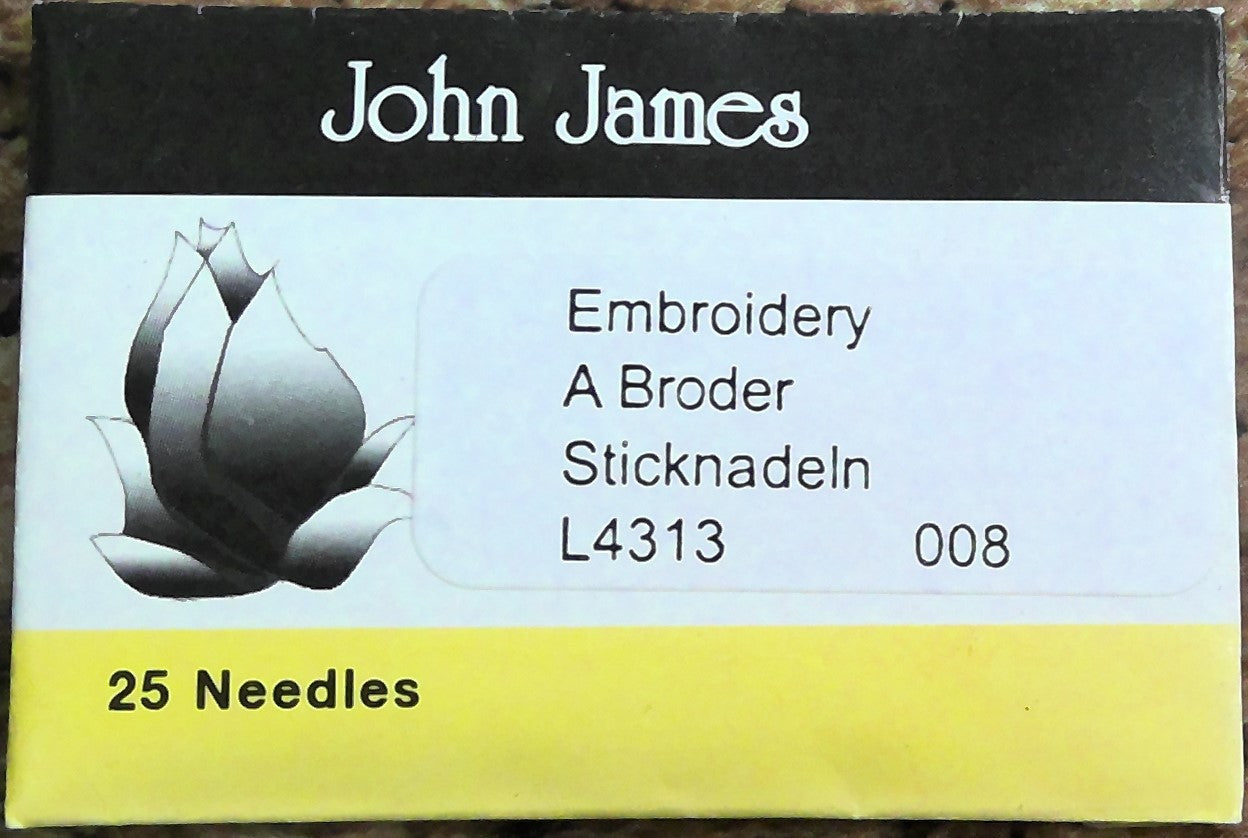 Needles -  Crewel Embroidery Size 4, 8 & 10