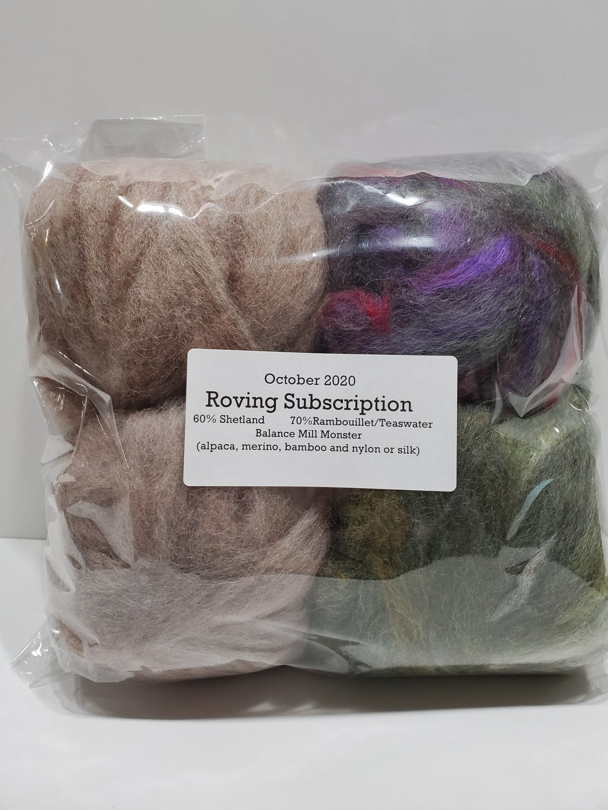 October 2020 Roving   4 Pack