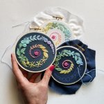 Embroidery Kits  Spiral Sampler