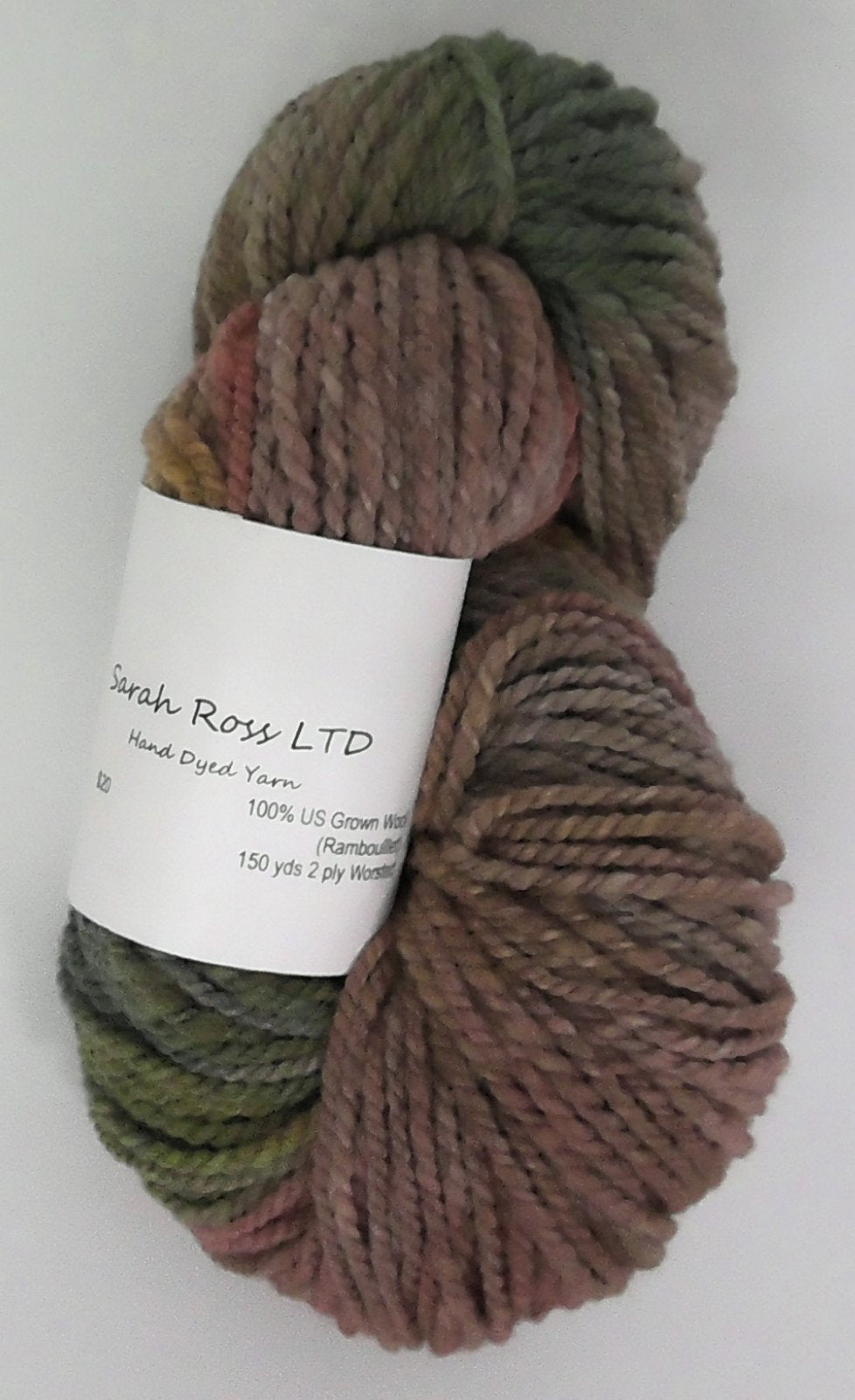 SRLTD Wool 2 Ply Worsted 100% Rambouillet Wool Yarn