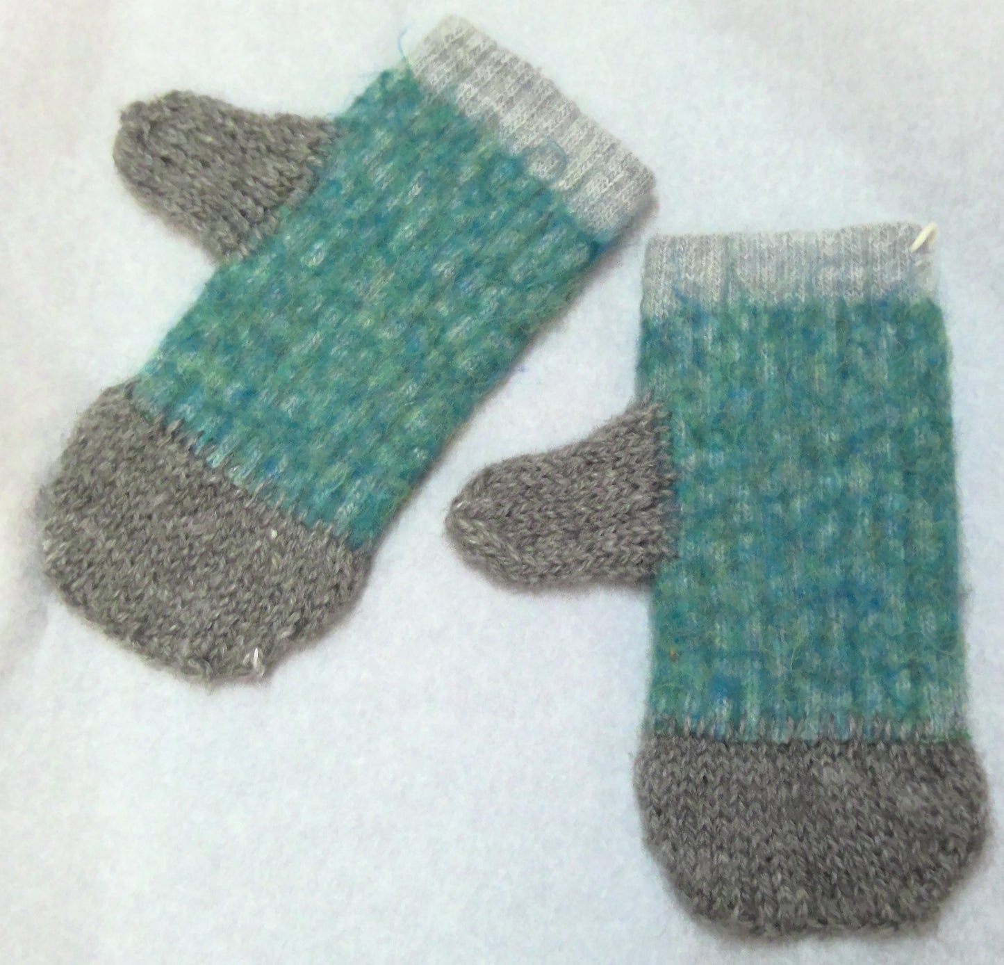 Sock Mittens  Handmade